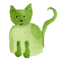 Green Cat by SherlockHolmes6