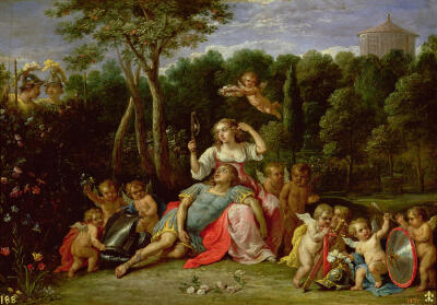 The Garden Of Armida Painting - The Garden Of Armida Fine Art Print