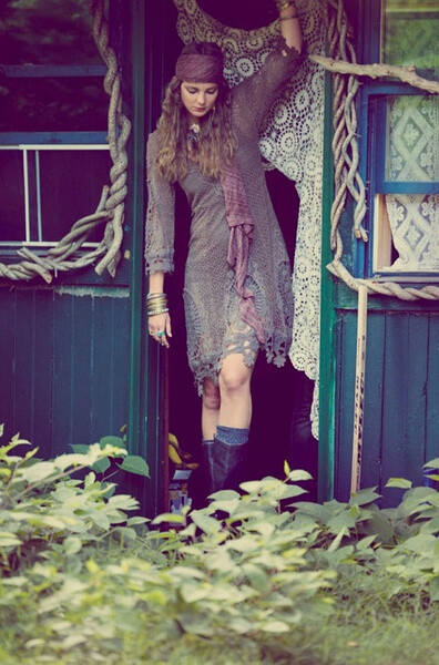 Eniko Mihalik for Free People's July lookbook.