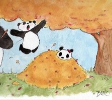 panda pile by BenCPanda