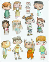 watercolour kids 2 by elbooga