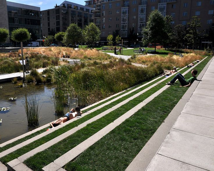 Tanner Springs Park by Atelier Dreiseitl « Landezine | Landscape Architecture Works