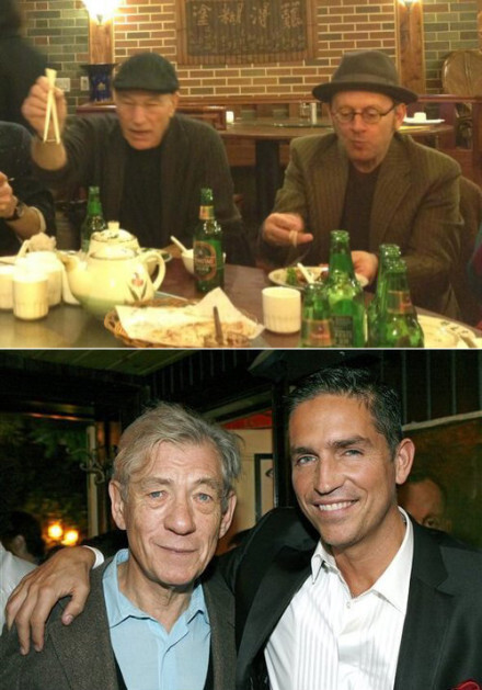 #Michael Emerson##Patrick Stewart# / #Ian McKellen##Jim Caviezel# “残疾组和健全组＂“富豪组和被保养组”“脑力组和武力组”