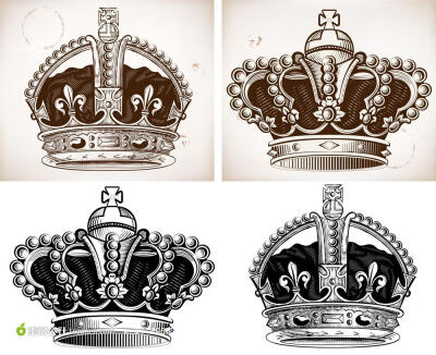 皇冠矢量素材-图标大全设计素材下载