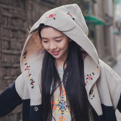 梁上大帽子女巫开衫外套