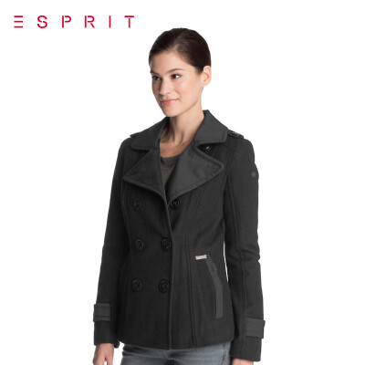 新品 ESPRIT 女装EDC系列 羊毛呢外套-WE0420 原价999。