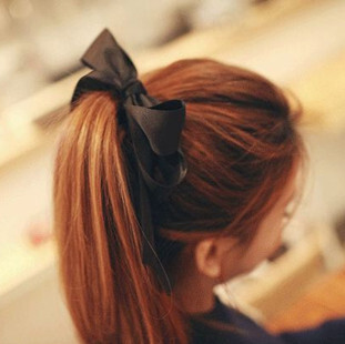 韩国制dahong时尚起义淑女缎带发圈发绳