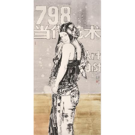 蔡华立的当代艺术中国画渊源流传，历经数百年的积累与发展，经过长时间的沉淀与无数伟大画家的积累逐步形成了一套完整的技法体系和审美标准，并最终形成了一定的程式化。中国传统的绘画不论笔墨、着色、构图都有自己的程式化原则，带有着特定的哲学思想指向和民族文化烙印。