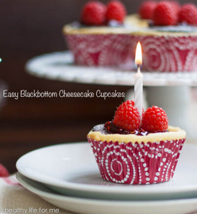 Easy Black-bottom Cheesecake Cupcakes