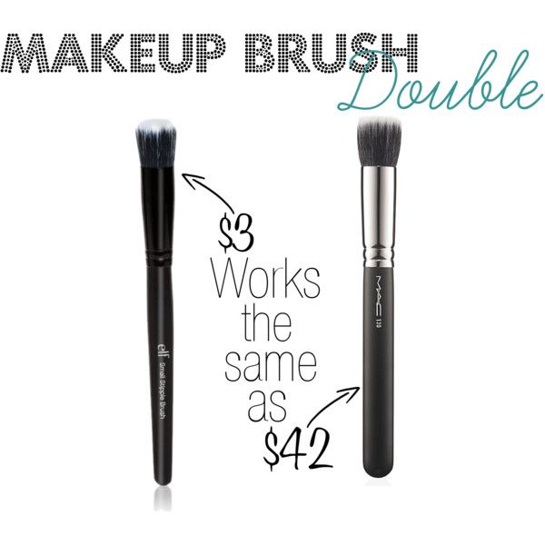 Makeup brush doubles