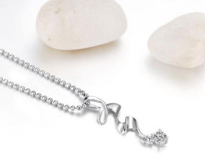 39元包邮 Lux-women-925银瑞士钻石吊坠-唯一爱(赠项链)