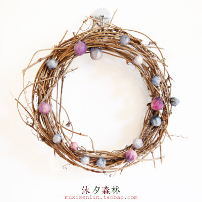 花环 圣诞星球花环~