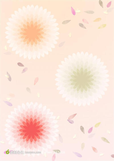 日式和服纹样雏菊图片设计背景