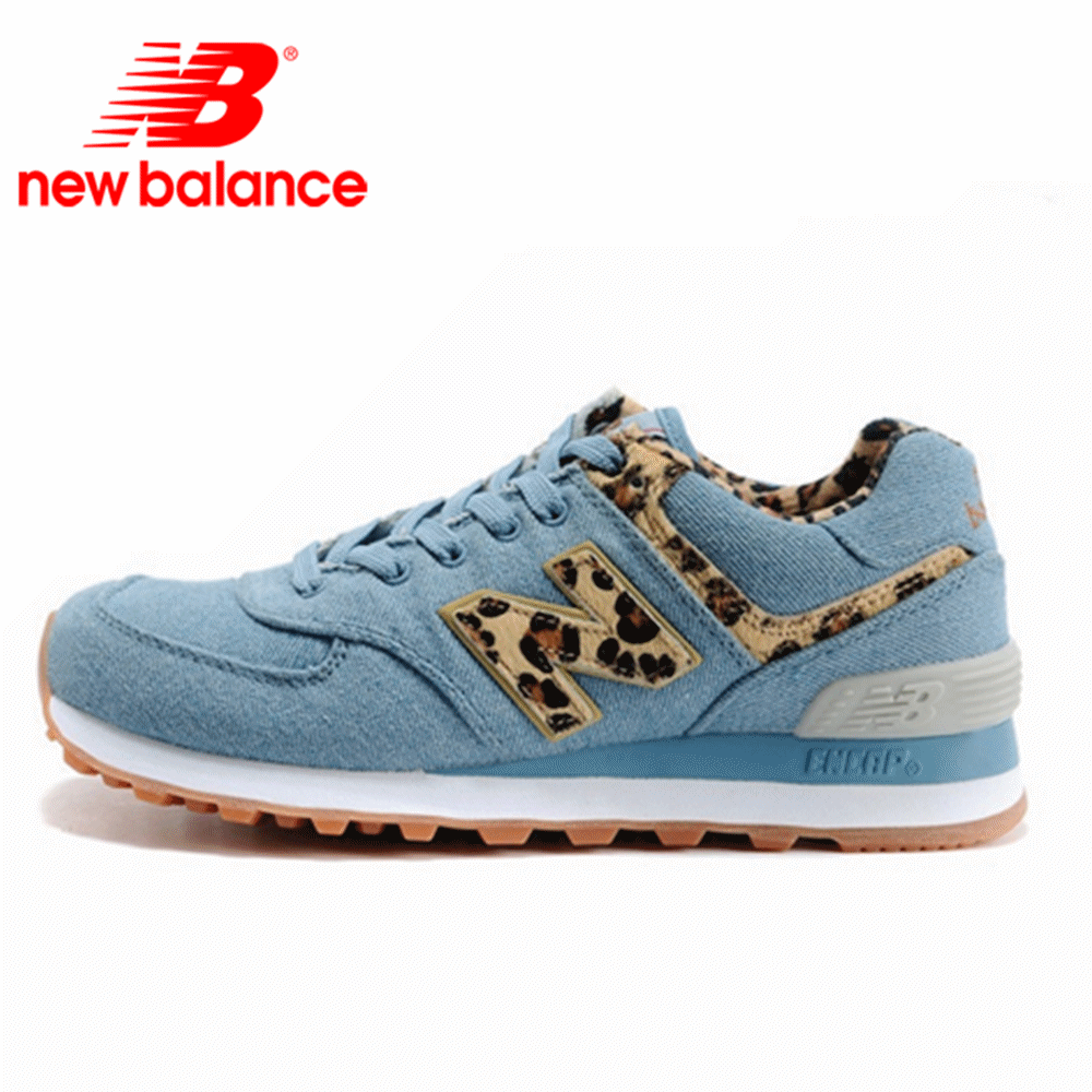 包邮New Balance/新百伦 豹纹 男女鞋 复古情侣跑步鞋WL574VV