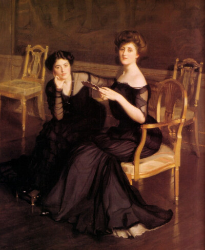 《The Sisters》——William McGregor Paxton（1869-1941）