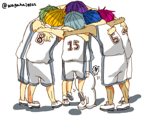 Official Art kuroko no basuke kuroko no basket Kuroko Tetsuya Aomine Daiki Kise Ryouta Akashi Seijuurou murasakibara atsushi midorima shintarou Teikou Middle School