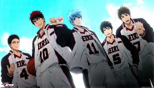 Tags: Anime, Scan, Official Art, Kuroko no Basket, Seirin High