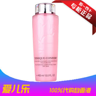 香港代购 LANCOME兰蔻粉水柔肤爽肤水玫瑰粉水400ML 高效保湿补水