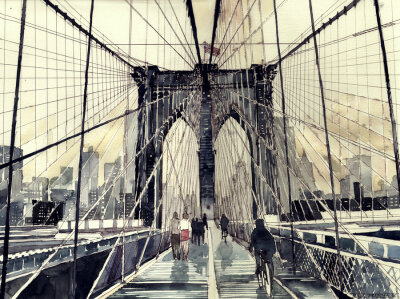 Brooklyn Bridge by takmaj