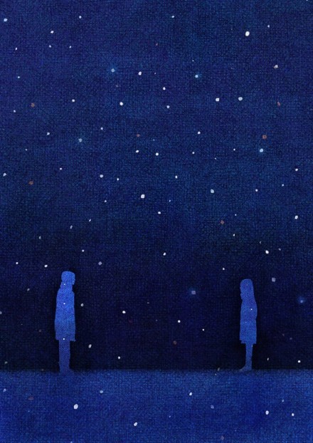 梦幻般的蓝色世界 | 韩国插画师Hajin Bae作品 喜欢就关注@Fashion插画