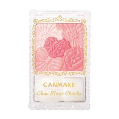 秋冬新款 CANMAKE Glow fleur cheeks 高光彩花瓣 腮红