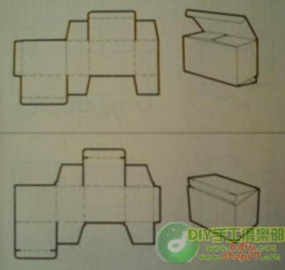 纸盒的百种平面分解图，超实用！-081.jpg