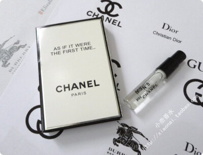 Chanel 香奈儿低调奢华N5号试管女士香水2ml试用小样 正品试用装