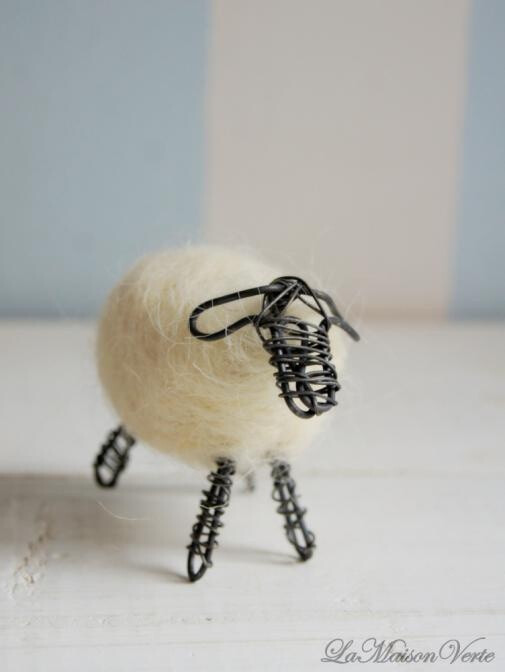 first sheep ~ wire &amp; wool