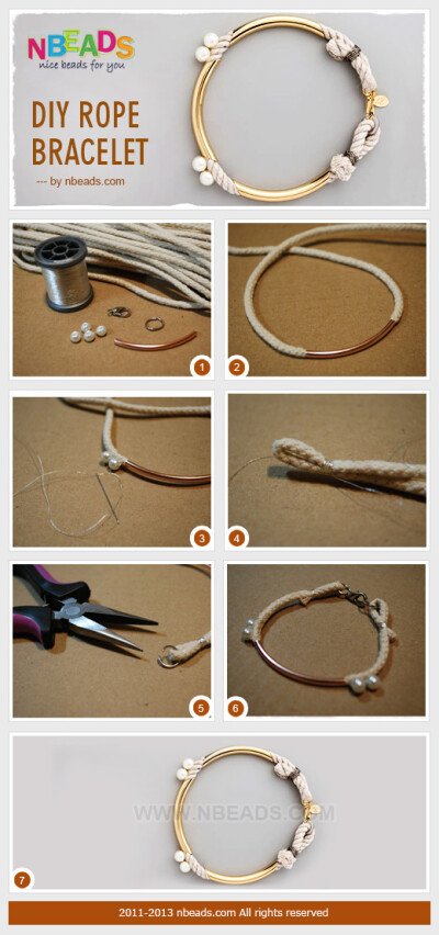 diy rope bracelet