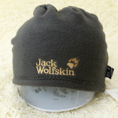 狼爪/Jack Wolfskin 防风超轻保暖抓绒帽子 双面抓绒帽子男女可戴