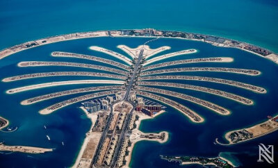 迪拜城市空拍