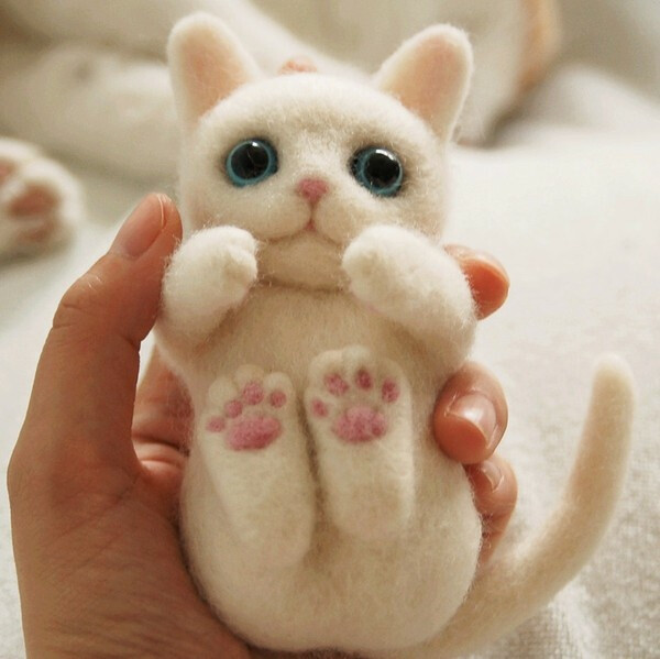 Wool Felt Cat