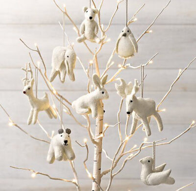 Wool Felt Animal Ornaments