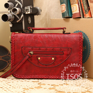 包包女式包韩版森系复古学院风女包潮英伦单肩斜跨手提包