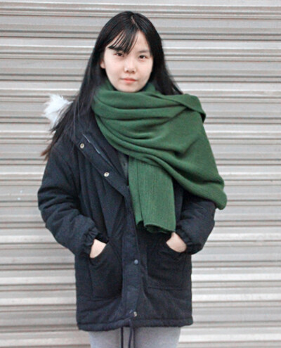 韩国天女士围巾男女款纯色加厚超长针织两用时尚披肩情侣款