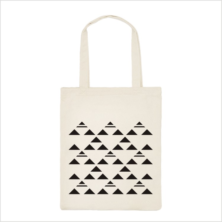 skov原创几何帆布包单肩包环保袋