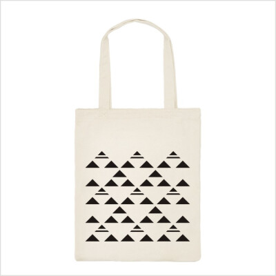 skov原创几何帆布包单肩包环保袋