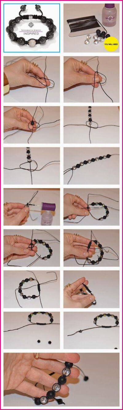 DIY Shamballa Bracelet