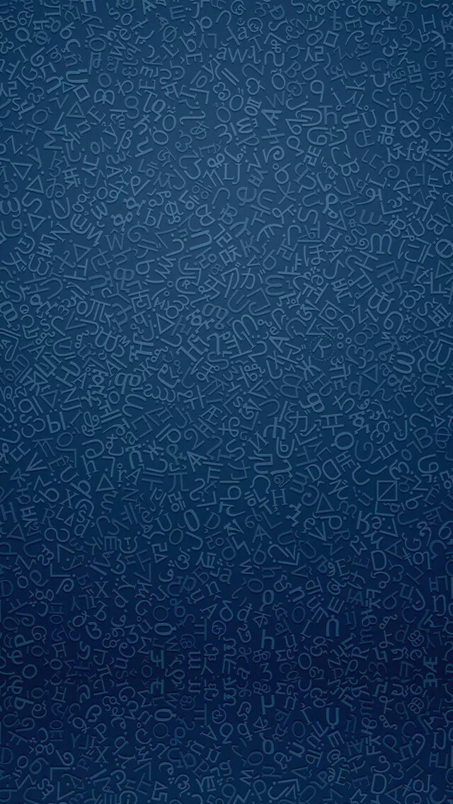 Letters background iPhone 5s Wallpaper