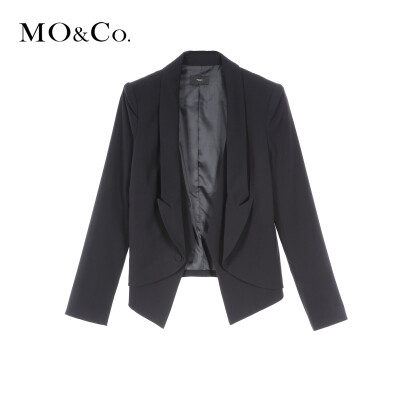 MO&amp;amp;Co. 摩安珂 秋季女裝 M123COT29 時尚假兩件西裝外套moco。