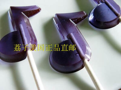 美国代购VintageConfections 发烧友 音乐符号乐谱 棒棒糖