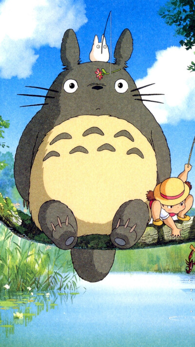 Ghibli My Neighbo iPhone 5s Wallpaper