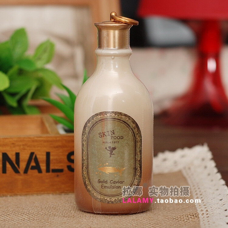 SKINFOOD思亲肤 顶级黄金鱼子酱乳液保湿补水面部护理乳液145ml