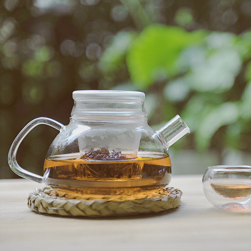 创意玻璃茶具套装花茶加热底座花茶壶耐热过滤茶杯红茶御宅