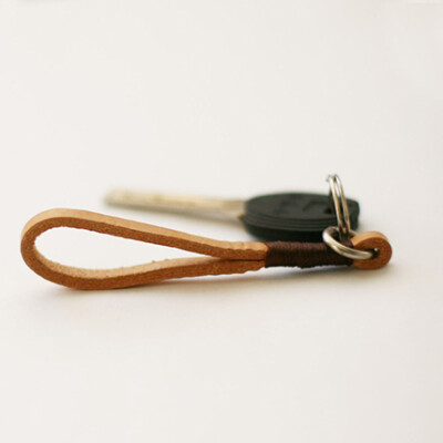 joydvisionvintage纯手工牛皮钥匙扣创意复古绕线小礼品