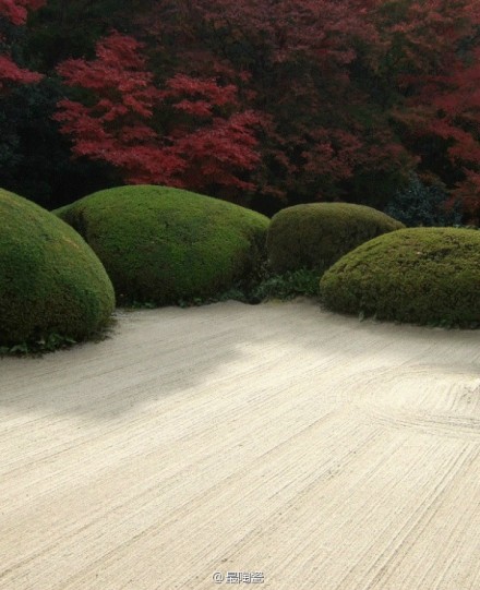 日本枯山水庭园