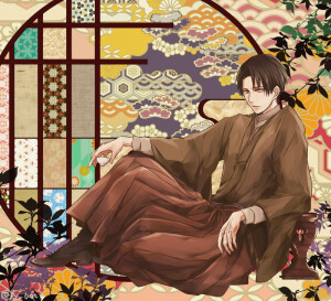 進巨利艾主页: #进击的巨人# #リヴァイ兵長生誕祭2013 #||@ZO-OY的微博: #进击的巨人#（转推y_aot：こっちにも！兵長お誕生日おめでとうございます！！企画表紙用の絵だから全然誕生日絵っぽくないけど｡ﾟ(ﾟ´ω｀ﾟ)ﾟ｡三十路に幸あれ