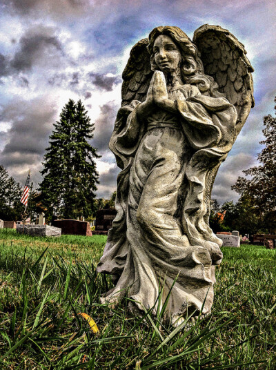 Cemetery Statue