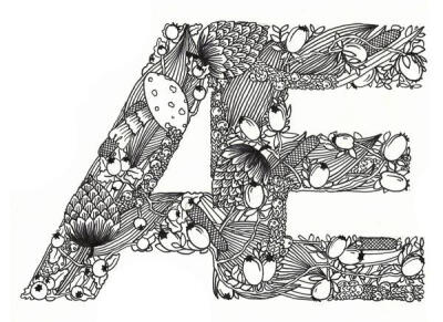 Mari Drivdal Lie 文字设计欣赏 灵感 文字设计 字母设计