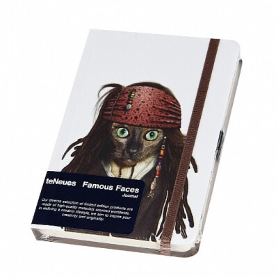 【进口笔记本】Takkoda [英国]海盗猫咪笔记本 小号 两本包邮